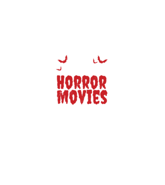 Eat Sleep Horror Movies Repeat minta fekete pólón