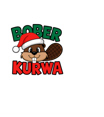 Bober Kurwa Karácsonyra - Vicces meme póló minta fehér pólón