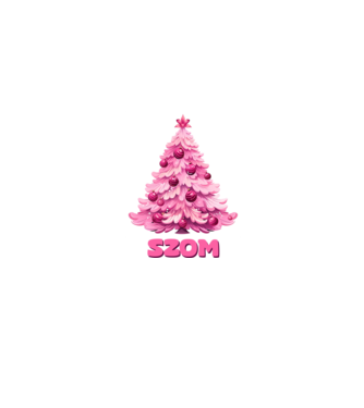 Faszom xmas pink - vicces karácsonyi póló minta homokszín pólón