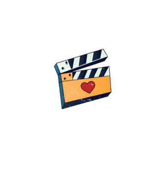 Mozi Film minta szürke pólón