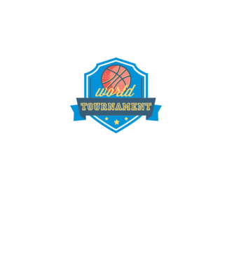 Basketball Tournament minta fekete pólón