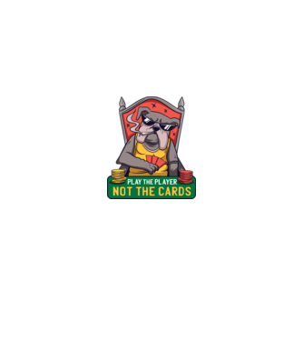 Bulldog Poker minta királykék pólón