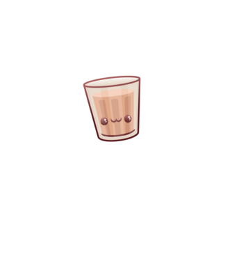 Chai latte minta fekete pólón