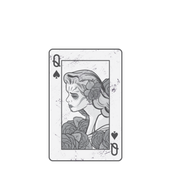 Poker minta fehér pólón