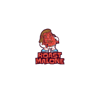 Roast Malone minta szürke pólón