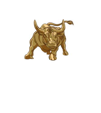 Bull minta fekete pólón