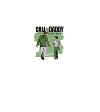 Call of Daddy - Apának minta szürke pólón