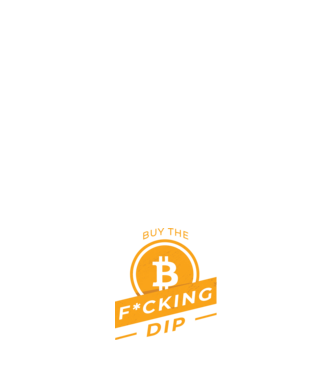 Bitcoin - Buy the fucking dip minta sötétkék pólón