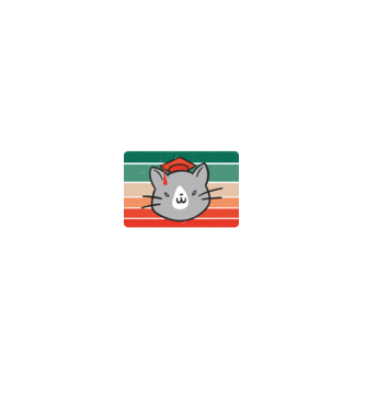 Ballagó cica 2022 minta fekete pólón