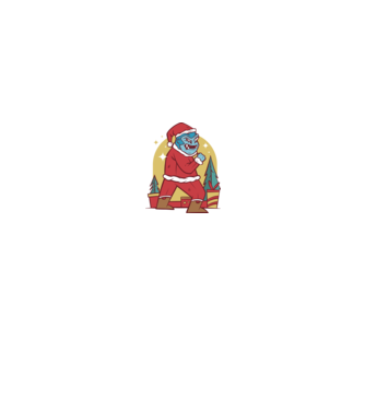 Gorilla Santa minta fehér/piros pólón