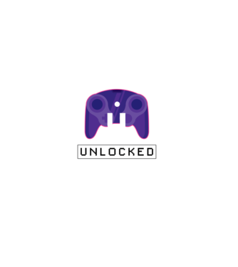 Level 4 Unlocked Gamer Születésnap minta fekete pólón