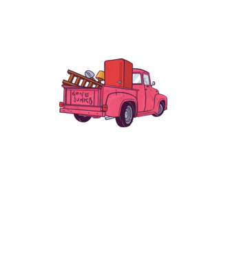 Vintage pickup minta fehér pólón