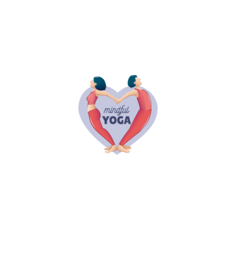 Yoga Szerelem - Jógás póló minta sötétkék pólón