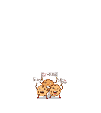 Cookie Tüntetés minta világoskék pólón