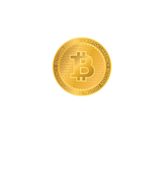 Bitcoin Arany érme minta türkiz pólón