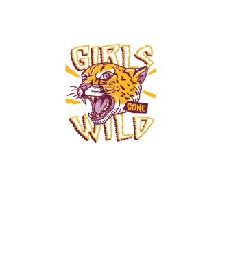 Girls Gone Wild minta fekete pólón