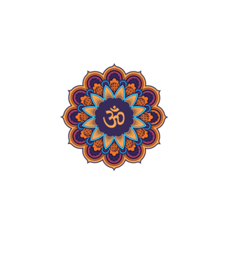 Mandala minta fehér pólón