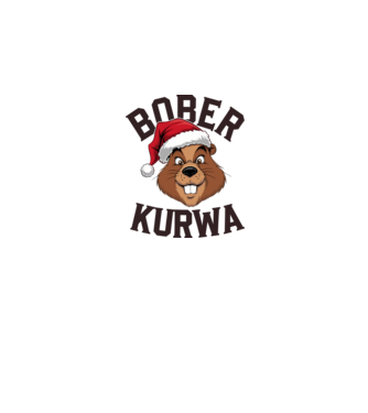 Bober Kurwa Fej Karácsony - Vicces meme póló minta fehér pólón