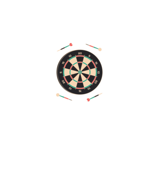 Darts tábla minta fekete pólón