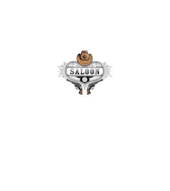 Cowboy saloon western minta rózsaszín pólón