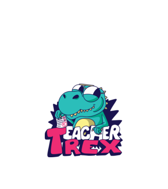 TeacherREX  minta fehér pólón