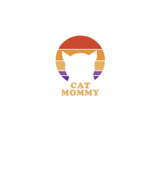 Cat Mommy  minta türkiz pólón