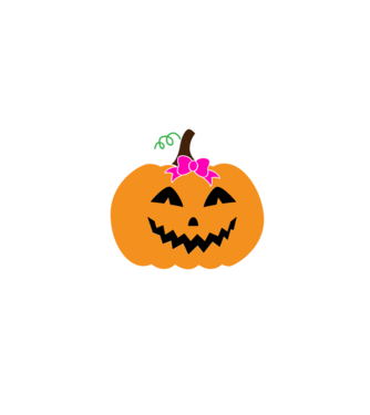 Nővér Pumpkin minta fekete pólón