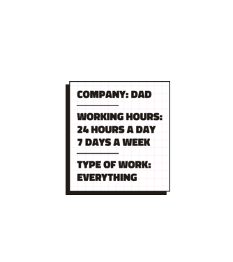 Company Dad - Apa cég minta türkiz pólón
