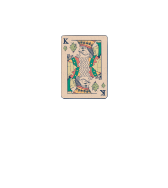 King Card Marijuana minta dusty pink pólón
