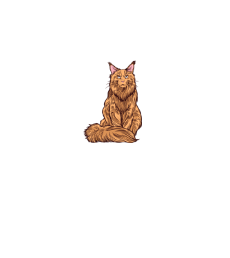 Maine Coon Cica minta zöld pólón