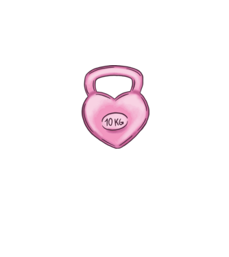 Kettlebell szerelem 10kg minta szürke pólón