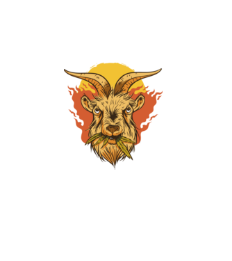 Goat marihuana minta fekete pólón