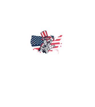 Americat minta fekete pólón