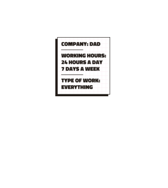 Company Dad - Apa cég minta türkiz pólón