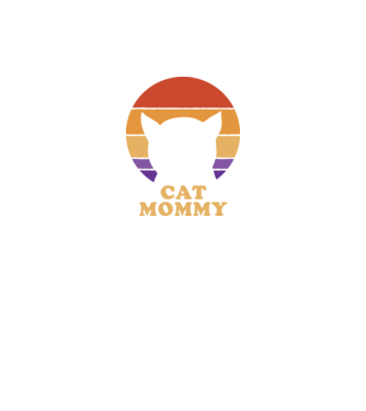 Cat Mommy  minta fekete pólón