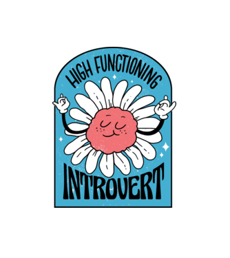 Introvertált minta fehér pólón
