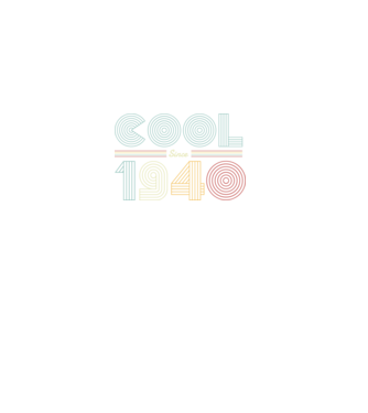 Cool Since 1940 minta fekete pólón
