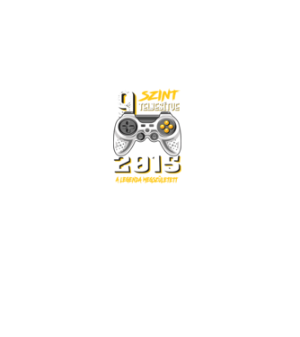 szint 9 2016 minta fekete pólón