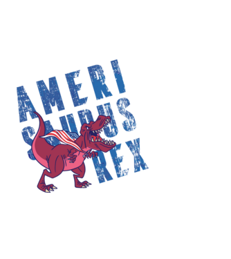 Amerisaurus Rex minta fekete pólón