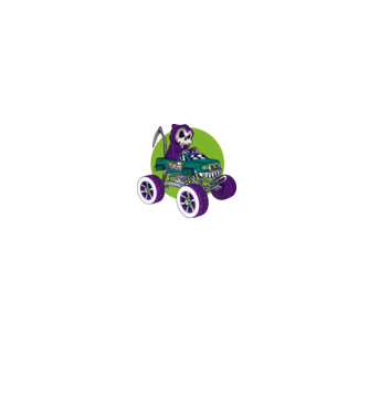 Skull Monster truck minta fekete pólón