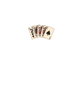 Poker All in minta fekete pólón