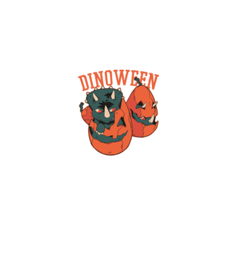 Dinoween minta farmerkék pólón