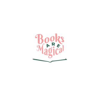 Books Are Magical minta királykék pólón