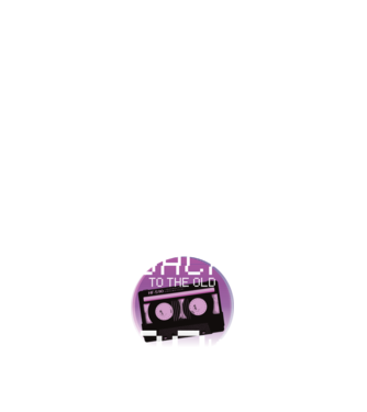 Back to the 90s Vissza a 90-es évekbe minta sötétkék pólón