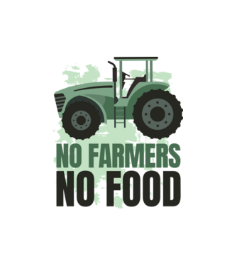 Farmer nélkül minta fehér pólón