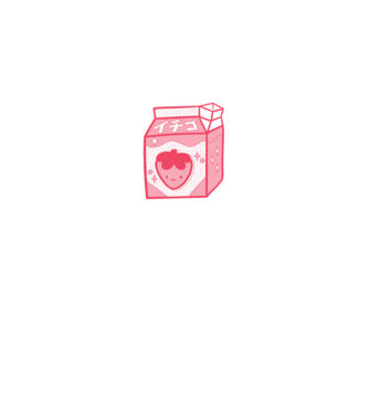 Strawberry Milk minta királykék pólón