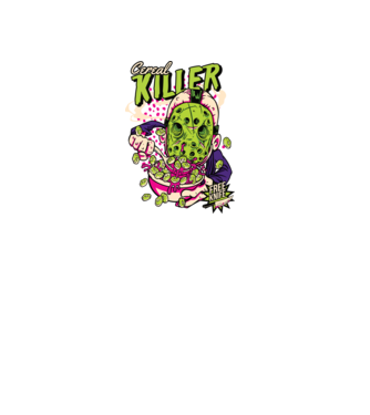 Cereal Killer minta zöld pólón