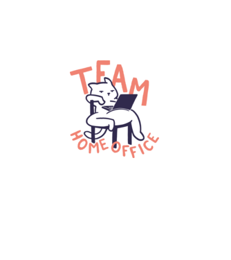Team Home Office minta világos rózsaszín pólón