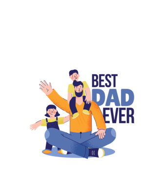 Best Dad ever - Legjobb Apa minta türkiz pólón