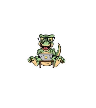 Nerd trex minta fekete pólón